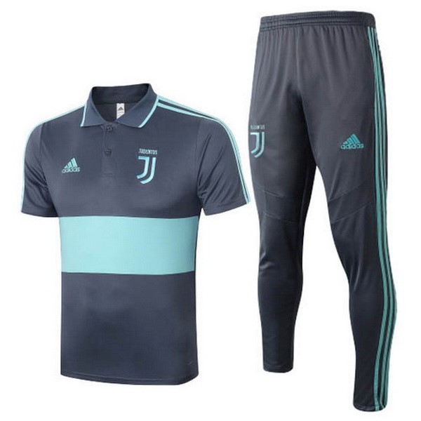 Polo Set Completo Juventus 20/21 Grigio Verde